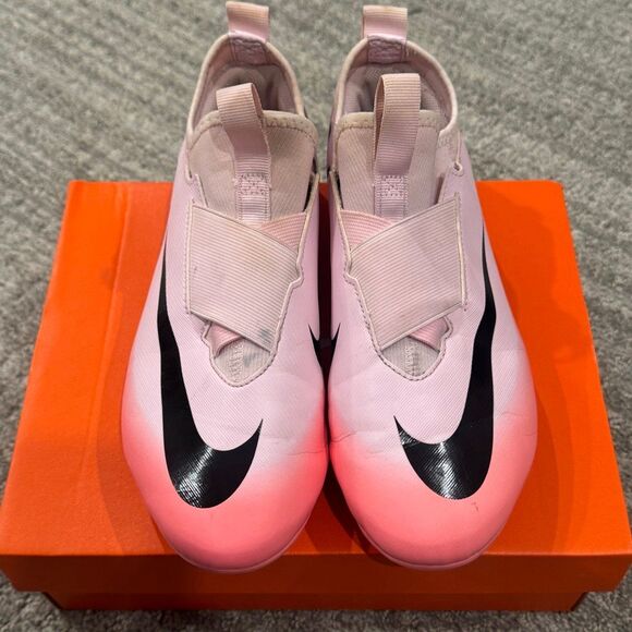 Nike Jr Zoom Mercurial Vapor 15 Academy MG Pink Foam Outdoor Soccer Cleat Size 6 - Picture 3 of 12
